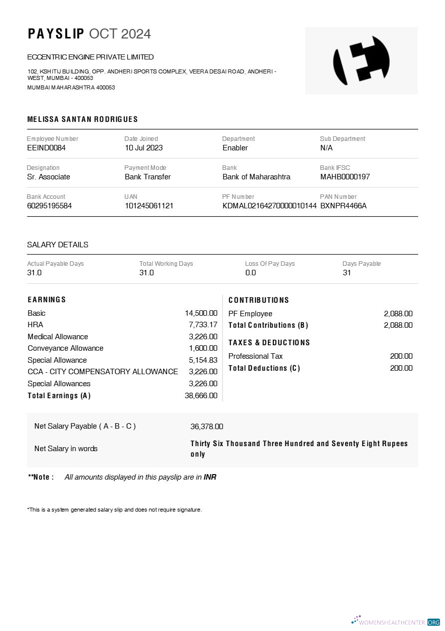 Download Eccentric Engine payslip template in Word and PDF formats.pdf, 1 Photoshop template